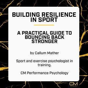 Building resilience in sport.