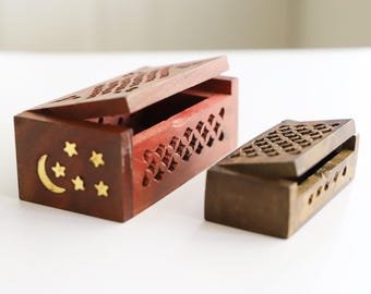 Resin Storage Box: Rosewood Small or Large
