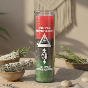 Triple Reversible 7 Day Ritual Candle: Protection, Reversal & Layered Energy Work