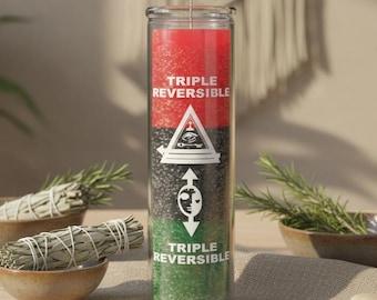 Triple Reversible 7 Day Ritual Candle: Protection, Reversal & Layered Energy Work
