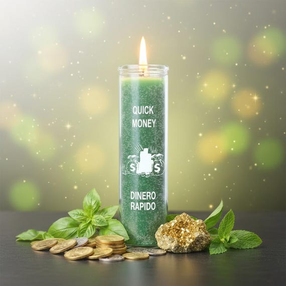 how to dress a green candle for money Money Magnet Candle for Manifestation & Wealth main image 1