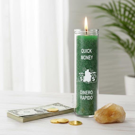 Quick Money 7 Day Candle: Fast Cash, Opportunity & Prosperity - Etsy