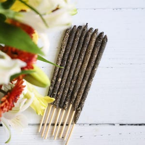 Lavender Incense Stick Shorties: 8pk, 5-inch Sticks for Calm & Relaxation
