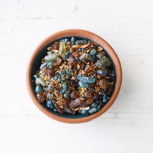 Palo Santo White Sage Resin Incense, Energetic Cleansing, Spiritually Uplifting, Loose Incense