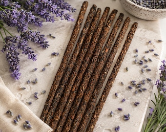 English Lavender Incense Sticks (30g): Calming Floral Meditation Aroma