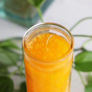 Orange 7 day Unscented Ritual Candle - Empowerment, Creativity,