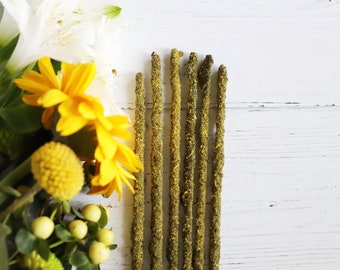Amber Resin Incense Sticks, Hand Rolled Incense, Handmade Incense