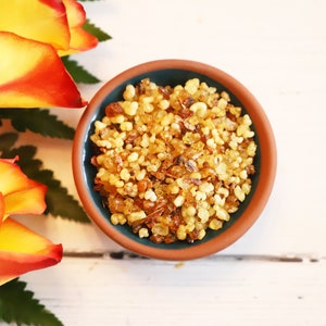 Rose Resin Incense: Divine Feminine, Intuition & Love - 1oz