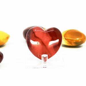 WHOLESALE Mookaite puffy heart - Crystal Healing, Strength, Vitality, Life Force