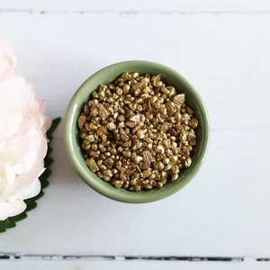 Gold granular resin incense - Wealth, Sun energy, Strength, Loose incense, Wisdom, Enlightenment