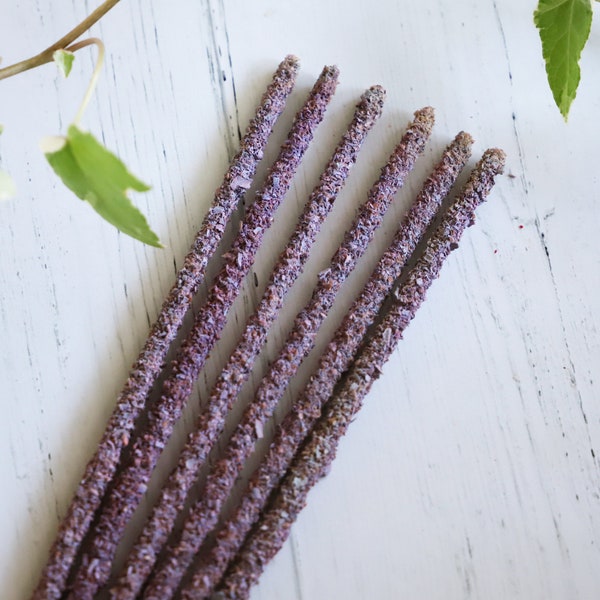 Hand Rolled Lavender White Sage Natural Incense Sticks, White Sage Incense, Lavender Incense Sticks, Smudge Incense Sticks