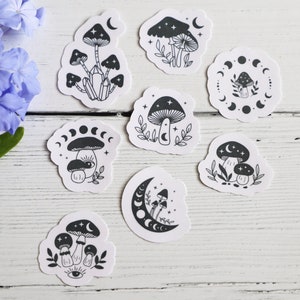 Magic Mushroom sticker set