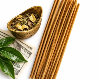 Money Drawing Incense Sticks (15g): Prosperity & Abundance Blend
