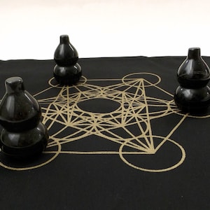 Metatrons Cube Crystal Grid - Cloth Crystal Grid