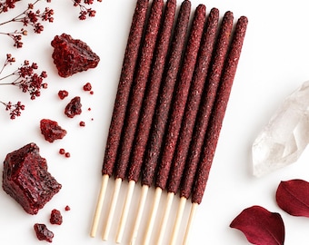 Dragons Blood Incense Shorties – 5in Sticks for Protection, Power, Manifestation & Energy Clearing