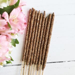 Lotus & Olibanum Incense Sticks: Mystic Floral Resin Blend, 9pk