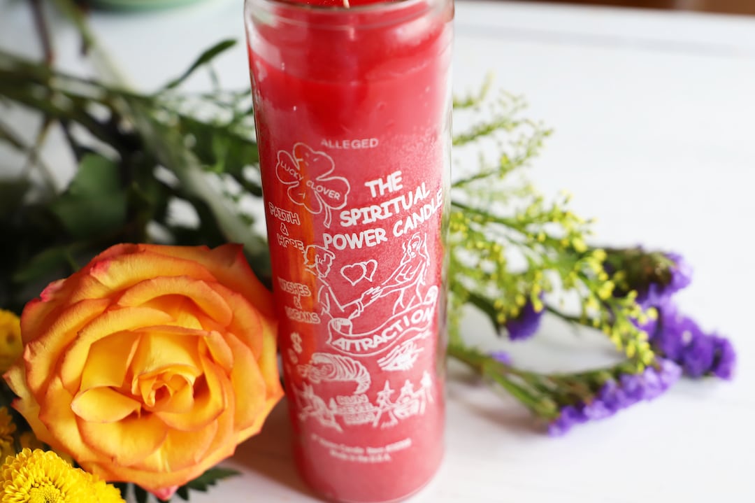 Attraction 7 Day Ritual Candle, Lucky Candle, Novena Candle, Ritual