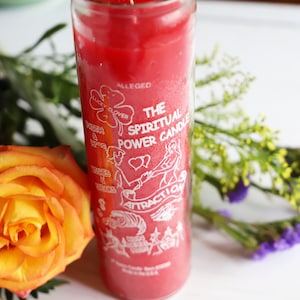Attraction Ritual Candle – 7 Day Spell Candle for Drawing Love, Luck, and Opportunities | Hoodoo & Witchcraft Supplies