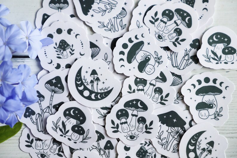 Magic Mushroom sticker set