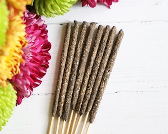 White Sage Mini Incense Sticks 5" | Pack of 8 Ritual Shorties