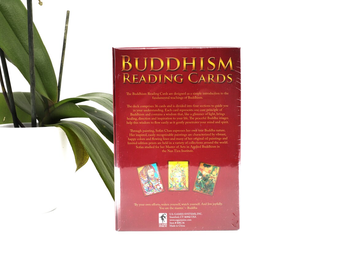 Buddhism Reading Cards Daily Inspiration Tarot Deck Oracle Etsy