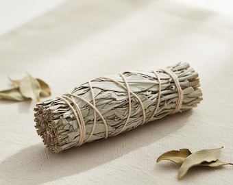 White Sage Smudge Wand (4"): Energy Cleansing & Spiritual Protection