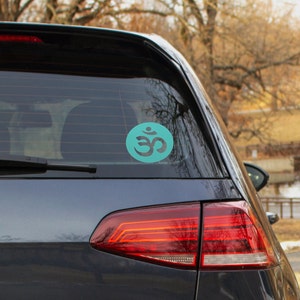 Om vinyl car decal, Aum, Zen, Yoga, Laptop stocker, Hydroflask, Outdoor, Waterproof