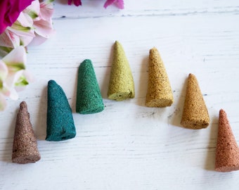 Daily Renewal Incense Cones, Chakra Healing, Reiki, Yoga, Meditation, Natural Incense