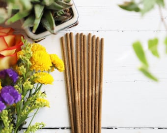 White Sage & Mugwort Incense Sticks, Masala Incense, Purifying, Cleansing, Protection