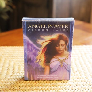 Angel Power Wisdom Cards, Oracle Deck, Angel Guides, Spirit Guides, Angel Guidance, Psychic Reading Supply, Divination Supply
