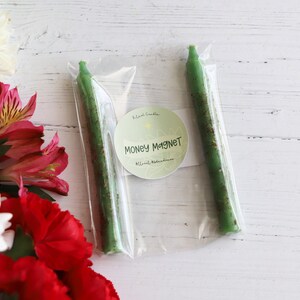 Money Magnet ritual candle set
