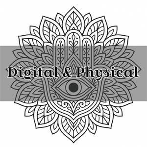 Immagine da colorare / Stampa / A4 / Decorazione / File digitale / PNG / Arte da parete / Relax / Printable / Download  / File Digitali