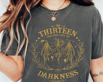 Retro The Thirteen Throne Of Glass Shirt, From Darkness Claim Us Tshirt, Bookish Gift, Fantastic Reader Sweatshirt