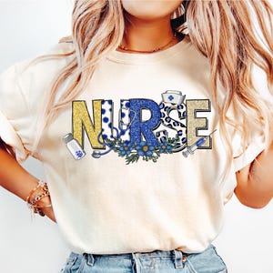 Leopard Nurse Shirt, Nurse T-Shirt, RN Shirt, Nursing School Shirt, Registered Nurse Shirt, Nurse Gift
