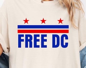 Gratis DC-shirt, weersta Federaal Overreach Protest-shirt, mensenrechten-T-shirt, protestshirt, anti-Trump-T-shirt, T-shirt voor sociale rechtvaardigheid, feministisch shirt
