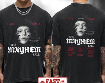 Lady Gaga Mayhem Ball Tour Sweatshirt, Lady Gaga The Mayhem Shirt, Lady Gaga Shirt, Lady Gaga Merch, Lady Gaga Mayhem Album Shirt