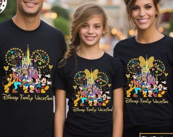 Custom Disney Family Vacation 2026 Shirt, Disney Birthday Boy-Girl Tee, Birthday Squad, Disney Trip Shirt, Disney Matching, Disney World