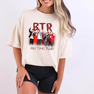 Comfort Colors Big Time Rush Tour 2025 Shirt, Big Time Rush band Pop Music Fan shirt, Vintage Concert Band Tee, 90s Music Shirt BTR Fan Gift