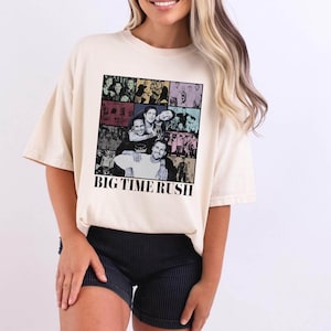 Comfort Colors Big Time Rush Tour 2025 Shirt, Big Time Rush band Pop Music Fan shirt, Vintage Concert Band Tee, 90s Music Shirt BTR Fan Gift