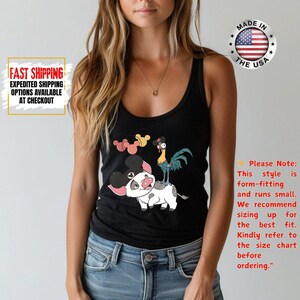 Hei Girl Hei Moana Tank Top, Disney Princess Moana Tank Top, Disney Trip, Disneyland Vacation Group Tank Tee image 7