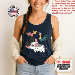 Hei Girl Hei Moana Tank Top, Disney Princess Moana Tank Top, Disney Trip, Disneyland Vacation Group Tank Tee image 12