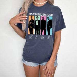 Comfort Colors Big Time Rush Tour 2025 Shirt, Big Time Rush band Pop Music Fan shirt, Vintage Concert Band Tee, 90s Music Shirt BTR Fan Gift