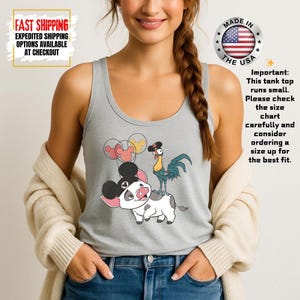 Hei Girl Hei Moana Tank Top, Disney Princess Moana Tank Top, Disney Trip, Disneyland Vacation Group Tank Tee image 6