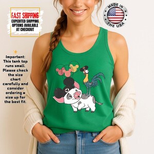 Hei Girl Hei Moana Tank Top, Disney Princess Moana Tank Top, Disney Trip, Disneyland Vacation Group Tank Tee image 10