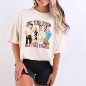 Comfort Colors Big Time Rush Tour 2025 Shirt, Big Time Rush band Pop Music Fan shirt, Vintage Concert Band Tee, 90s Music Shirt BTR Fan Gift