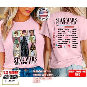 Disney Star Wars Shirt, Mandalorian Sweatshirt, Darth Vader Comfort Colors Shirt, Chewbacca Shirt, Star Jedi Shirt, Luke Skywalker Shirt image 8