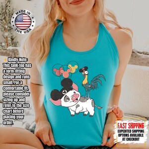 Hei Girl Hei Moana Tank Top, Disney Princess Moana Tank Top, Disney Trip, Disneyland Vacation Group Tank Tee image 4