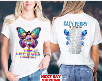 2025 Katy Perry The Lifetime Tour Shirt, Katy Perry Tee, Katy Perry Fan Gift, Katy Perry Merch, Katy Perry Graphic Shirt, Concert Shirt