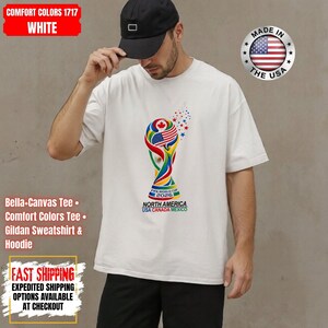 World Soccer 2026 Shirt, USA Canada Mexico, Championship 2026, Football Cup, World Soccer 2026 Shirt, International Football Shirt image 6