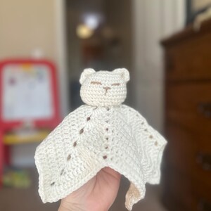 Crochet Bear Lovey Baby Shower Gift